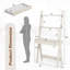 Winston Porter Ladder Shelf Desk Bookcase With Countertop, Drawer & 2 Shelves Bookshelf Oak