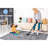 5x7 Grey/blue/ Entryway Carpet - Non-shedding, Stain , Withstands Wear And Tear Rug Heavy Use-1005093044