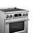 Maximus 30 Inch Induction Range with Air Fryer, Air Sous Vide, True Convection, and Digital Display