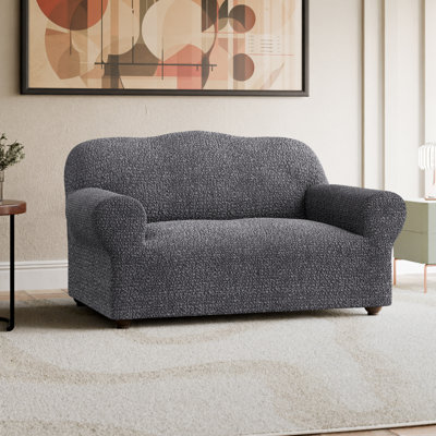 Stretchy Slipcover for Loveseat Sofa - Italian Style & Premium Quality - CottonRich Collection