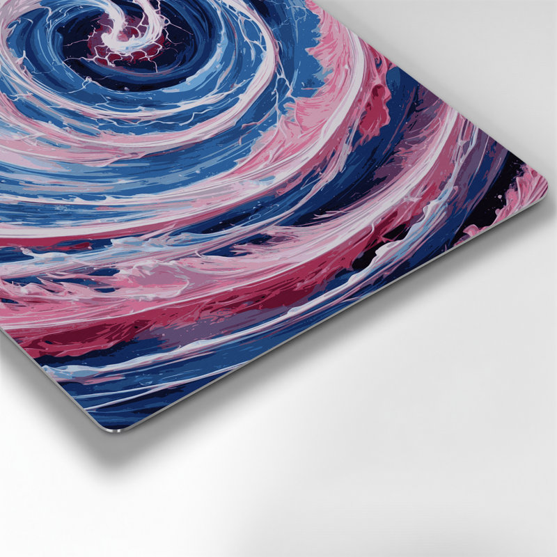 Art mural en métal Sci Fi Plasma Energy Formations, H 384 po x l 384 po x P 0,05 po