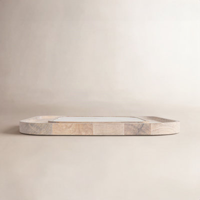 Marble and Wood Cutting Board with Dish