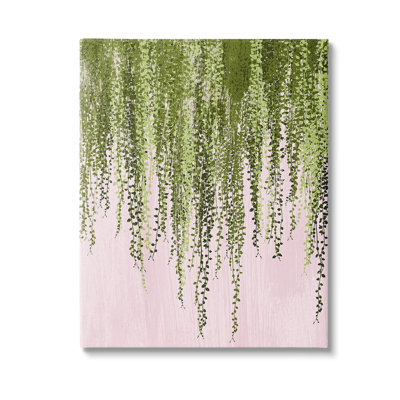 «Willow Leaves On Pink» par Grace Popp sur