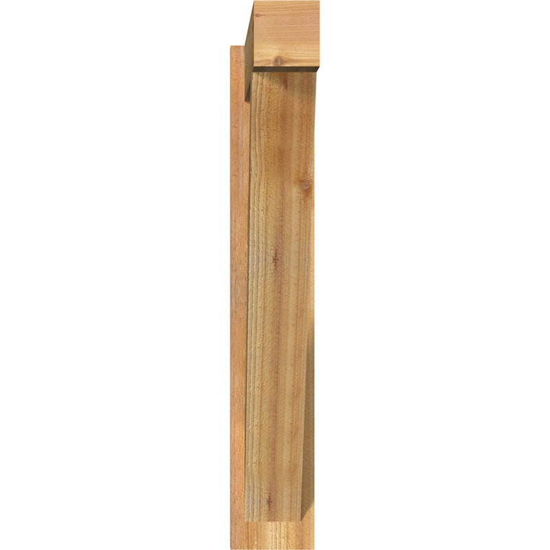 Pavé traditionnel traditionnel, P 30 po x H 36 po, Cèdre rouge de l'Ouest de 8 po (sciage brut)