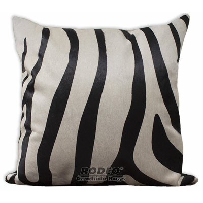 Zebra Animal Print Cowhide Pillow Cover