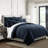Cascade Velvet Solid Colour  Comforter Set 8 Piece-98194654-98194645