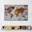 Carte du monde en bronze antique-664934025