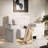 48" Wide Modern Accent Chairs With Storage Console Armrest For Living Room, Elegant Arm Chair Upholstered Tufted Club Chair For Bedroom-557457679