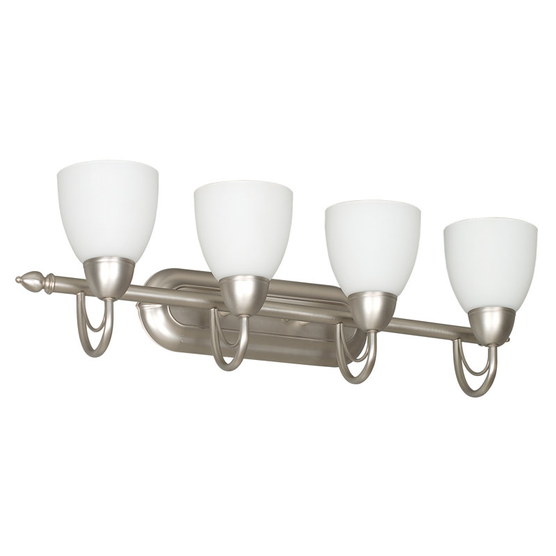 Boutin 4 - Light Dimmable Vanity Light, Satin Nickel