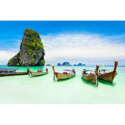 Longtale Boat - Wrapped Canvas Print