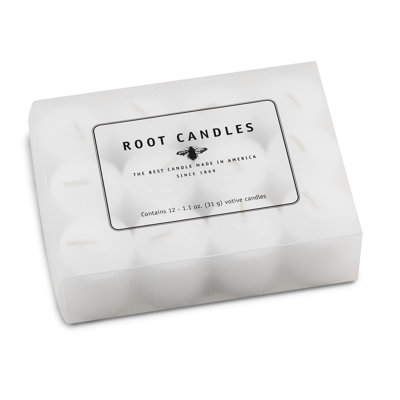 12 Piece Unscented Votive Candle Set