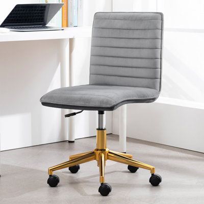 Auctin Modern Velvet Office Task Chair