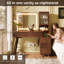Meuble-lavabo 45,9 po avec miroir et lumières-705451056