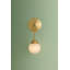 Applique murale 1 lumière en laiton vieilli 4,75 po Mitzi Natasha