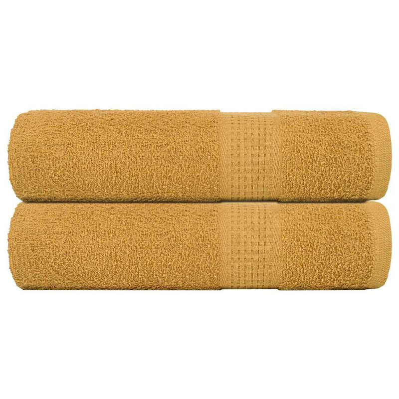 Saskya 100% Cotton Bath Towel, Gold