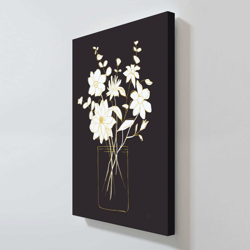 "Simply Bold Sketch II" by Nan Print on Canvas, 30" H x 18" W x 1" D