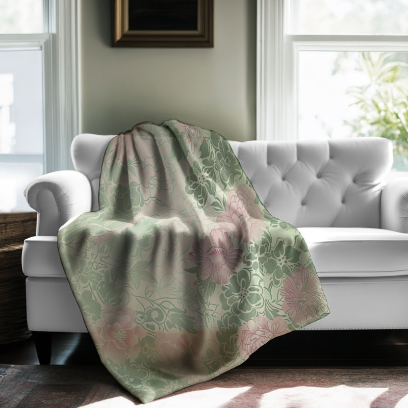 Heritage Heritage Motifs - Couverture sherpa de qualité supérieure 1 pièce, Lit simple