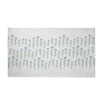 Tapis décoratif florale/vert à motif floral alvordton