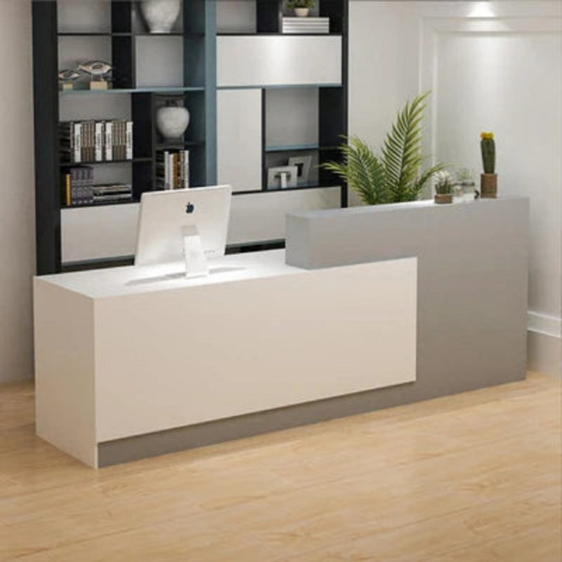 Cidera Executive Desk, White/Grey