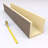 Knotty Pine Endurathane Faux Wood 3-Sided Ceiling Beam (U-beam)-105170448-96318107-105170440