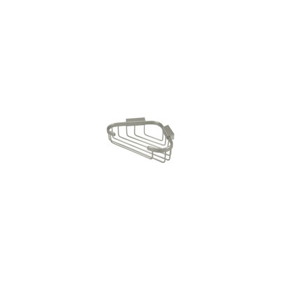 Deltana WBC8570U15 8-3/4" Length X 6-7/8" Width Triangular Corner Wire Basket Brushed Nickel
