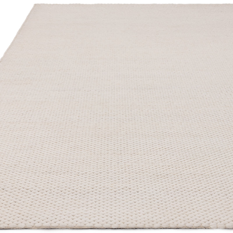Zander Solid Colour Hand Woven Area Rug, Rectangle 240 x 340 cm