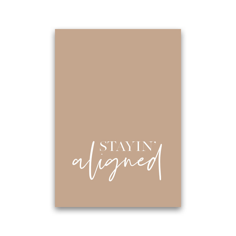 Stayin Aligned by Planeta444 - Print, No Framed, 42cm H x 30cm W x 1cm D