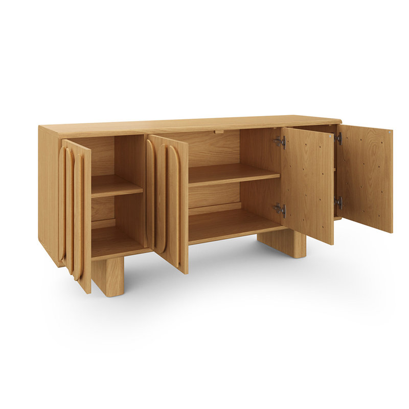 Buffet American Retro, Brun orangé