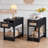 Narrow Night Stand with Charging Station, Boho Nightstand with Drawer, Bed Side End Table with Rattan Shelf for Small Spaces, Wood Nightstands Bedside Tables for Living Room Bedroom (Black)-394799238