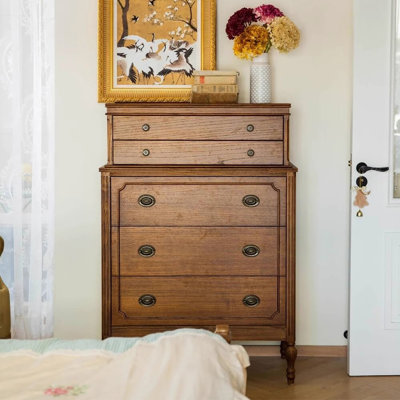Retro drawer decorative accent chest