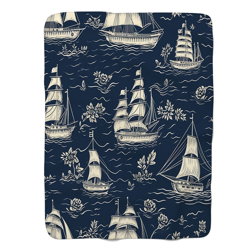 Grand Tides - Couverture de qualité supérieure 1 pièce, Grand lit