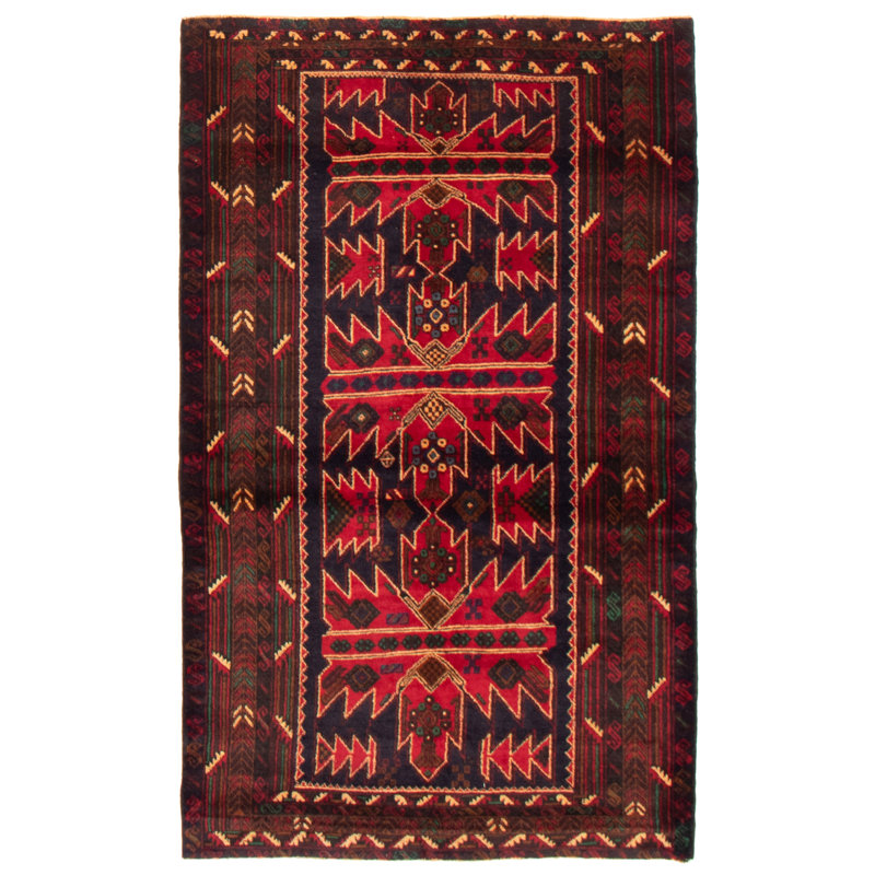 Tapis bleu marine foncé Lynnisha 3 pi 5 po x 6 pi 2 po