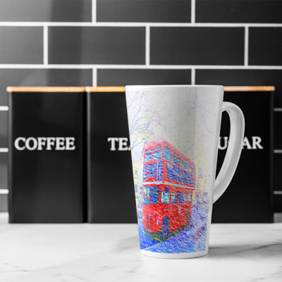London Bus Latte Mug