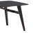 Black Finish Dining Table