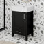 Petit meuble-lavabo moderne avec lavabo en céramique, porte à fermeture douce et tiroir-578302046