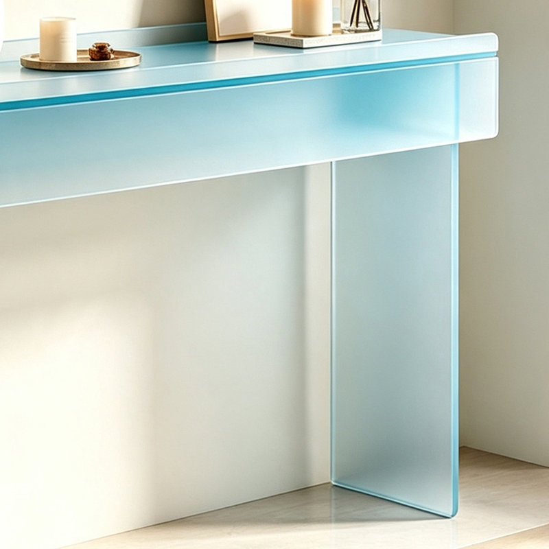 Console Table, 31.5" H x 35.43" W x 11.81" D, Blue, Bleu, Bleu