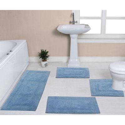 Tapis de bain 100% coton Classy Bathmat Collection (ensemble de 4)