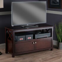 Schererville 40'' TV Stands with Storage Cabinet and Shelves Charlton Home Color: Expresso