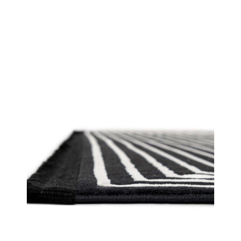 Kanoi Geometric Indoor Rug, Rectangle 6'1" x 9'