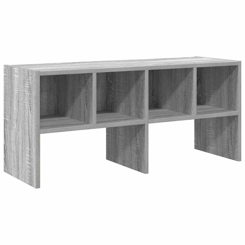 Stefenie 4 Pair Stackable Shoe Rack, Grey Sonoma