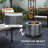 Outsunny Smokeless Fire Pit