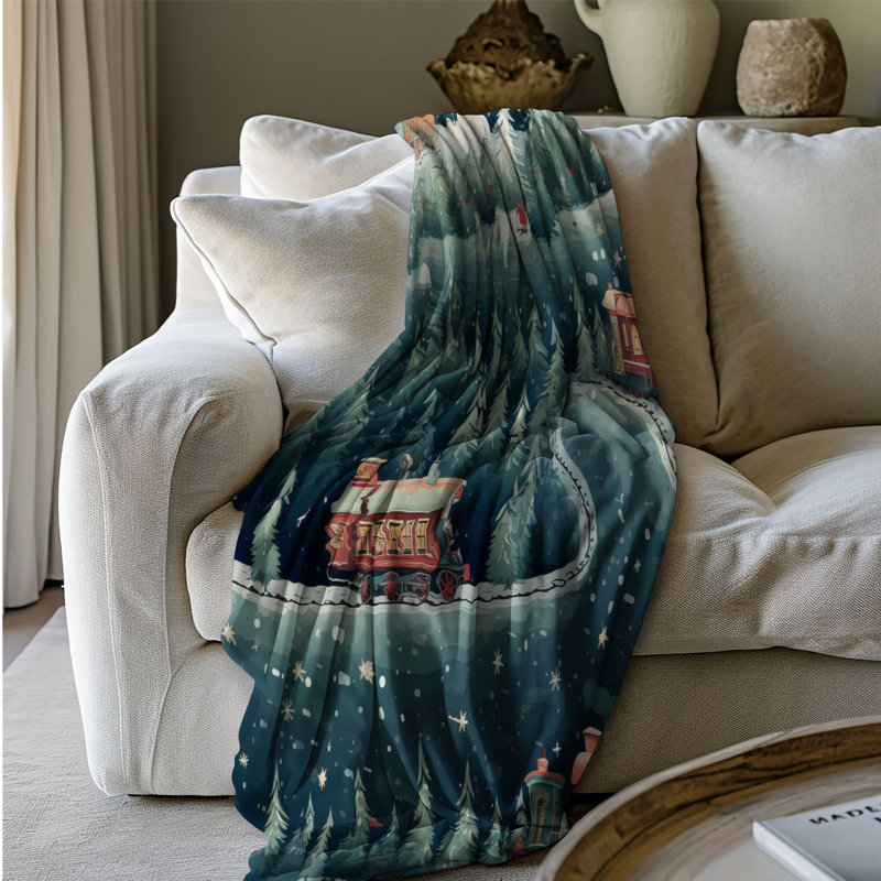 Couverture polaire 1 pièce Premium Adventure, Grand lit