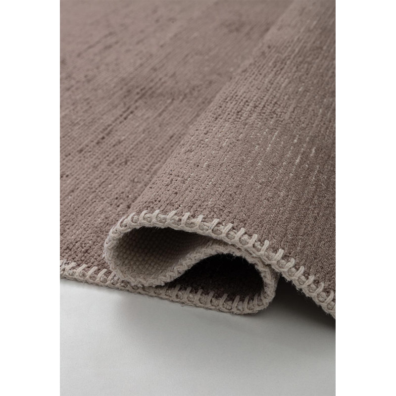 Scherf Solid Colour Hand Loom Indoor / Outdoor Area Rug, Rectangle 7'10" x 9'10"