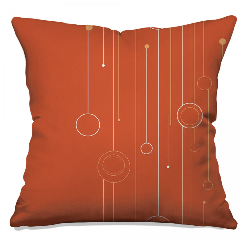 Coussin décoratif abstrait, coussins double face Art, 20 x 20 inches