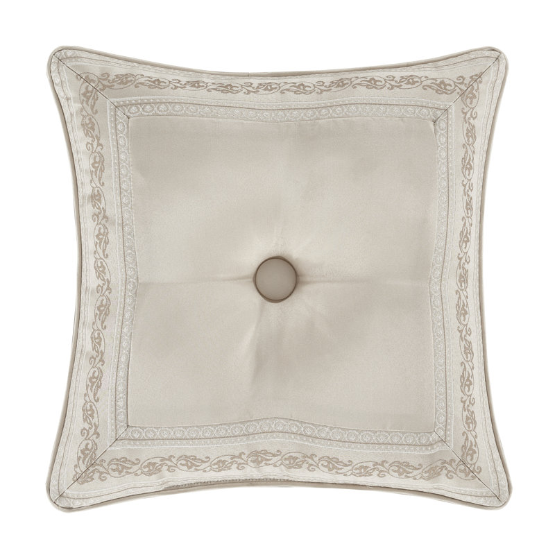 Coussin décoratif carré Trinity, H 18 po x l 18 po