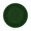 Christmas Berries Vegan Leather Round Pebble Placemat-535729858