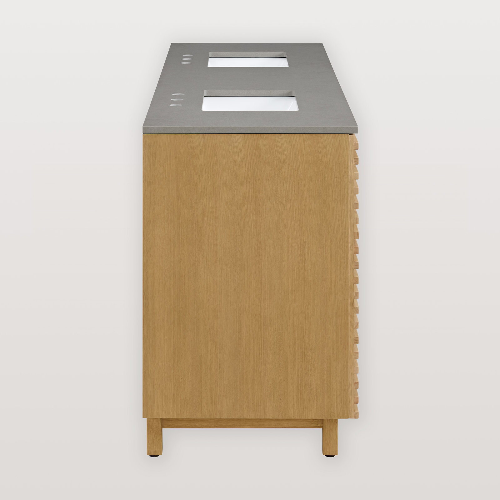 Drammen Horizontal Linear 72" Double  Sink Vanity