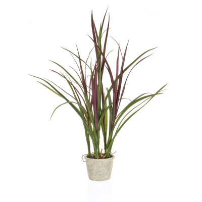 70cm Faux Reed Grass in Composite Pot