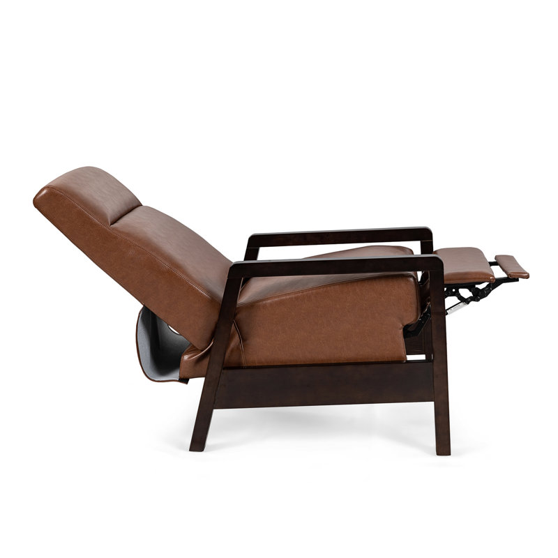 Fauteuil inclinable en similicuir Viewland, Similicuir cognac