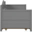 Lit de jour simple en bois massif avec couchette-131426340